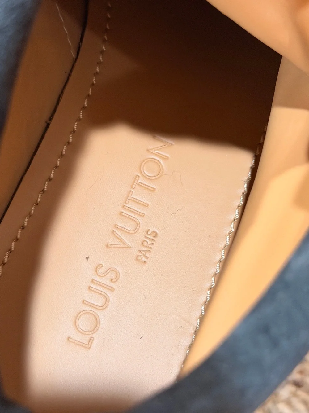 Louis Vuitton Men's Dark Gray Suede Chukka Boots